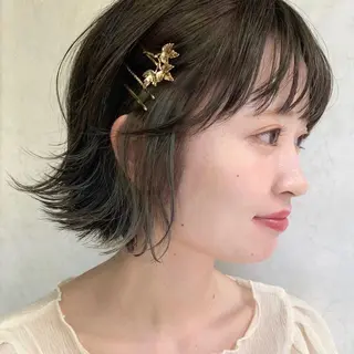 ミディアム カラー 韓国ヘア /男女❄️ 細江 美紅のヘアスタイル