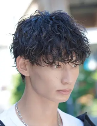 パーマ メンズ 🎀メンズパーマ☆ 艶カラー☆Syuriのヘアスタイル