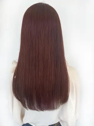 ロング カラー ヘアアレンジ 南堀江 möwen ( メーヴェ )所属・mowen RUIのヘアスタイル