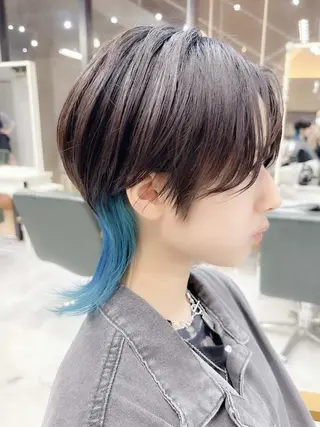 ショート カラー ヘアアレンジ メンズ Days 透明感カラーのヘアスタイル