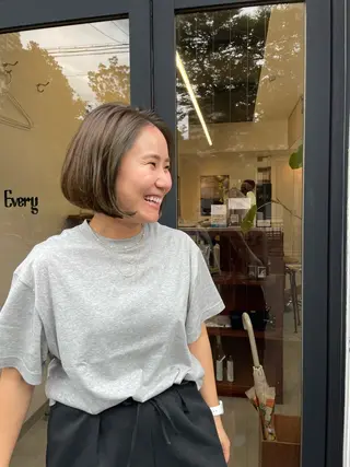 ショート カラー ⛲️every 🌼 平子 歩美 ☺︎のヘアスタイル
