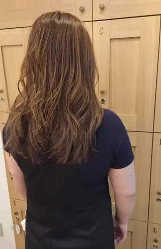 セミロング カラー カラー特化サロン大阪 ルービック江坂/新城のヘアスタイル