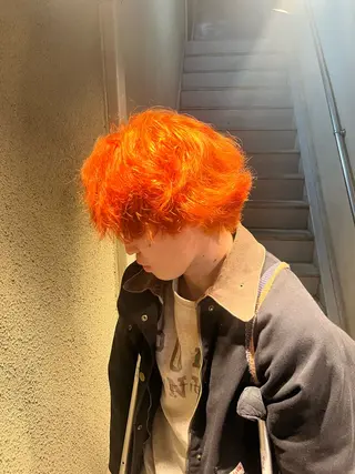 ショート 百瀬夢斗 カラーモデル募集✨のヘアスタイル