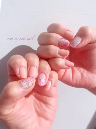 ネイル arm in arm ︎✿Yamamotoのマツエク・マツパデザイン