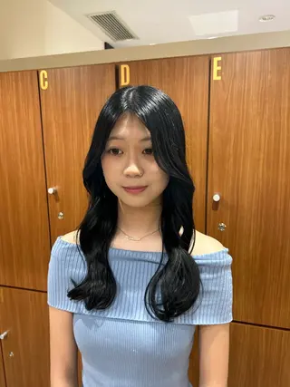 ロング カラー 坂本奈都美 🎀のヘアスタイル