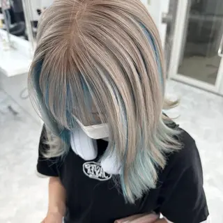 セミロング SALOWIN札幌大通店所属・‎🤍札幌ハイトーン 🤍シンゴのヘアスタイル