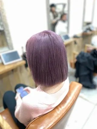 セミロング カラー Kana .のヘアスタイル