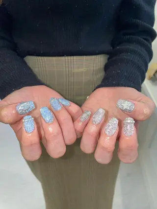 ネイル 束感まつ毛/ネイル/ LED♥KIRARAのマツエク・マツパデザイン