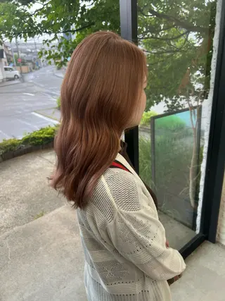 ロング カラー 池本 勇大のヘアスタイル