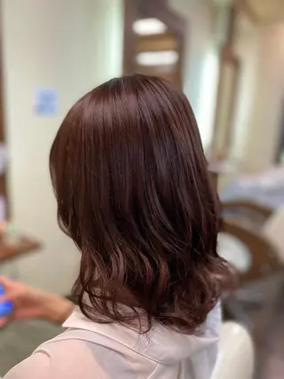 ミディアム カラー ヘアアレンジ メンズ 加藤 瑠美のヘアスタイル