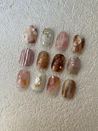 ネイル ニュアンス / 鉱物 natsukiのネイルデザイン