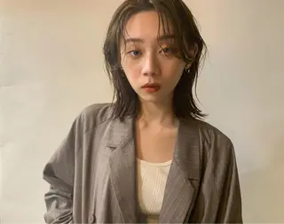 ミディアム カラー パーマ ケアカラー×髪質改善 🌙OKUBO🌙のヘアスタイル