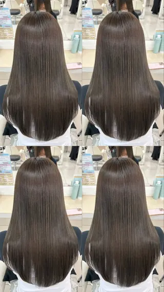 セミロング カラー 髪質改善/艶カラー/ メンズパーマ/鈴木のヘアスタイル