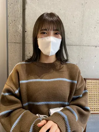 ミディアム カラー 鈴木 真司のヘアスタイル