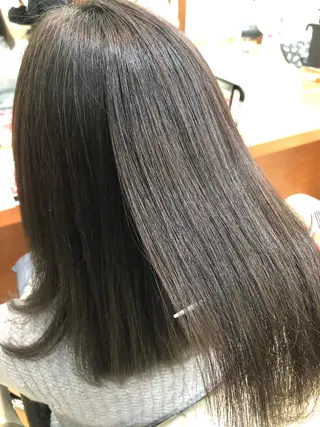 ロング コテ巻き風パーマ/ 髪質改善/河島恭平のヘアスタイル