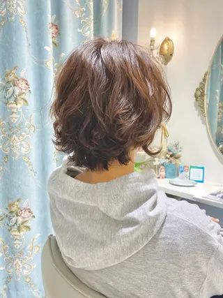 ショート パーマ ルミア所属・MASUMI／ 川西能勢口LUMIAのヘアスタイル