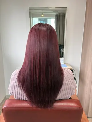 ロング カラー 檜山 知可子のヘアスタイル