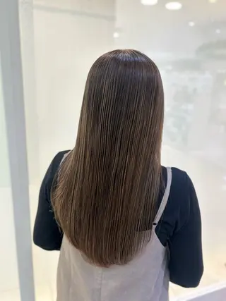 ロング カラー 艶質改善/縮毛矯正 ササキナツミのヘアスタイル