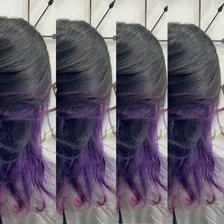 セミロング ハイトーン💫 エクステ💫maiのヘアスタイル