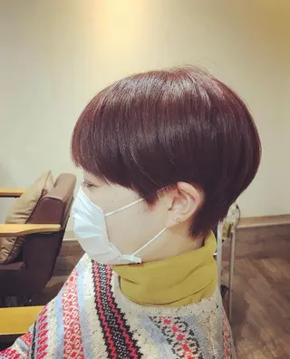 ショート カラー 関内 髪質改善 特化 re:Magoのヘアスタイル