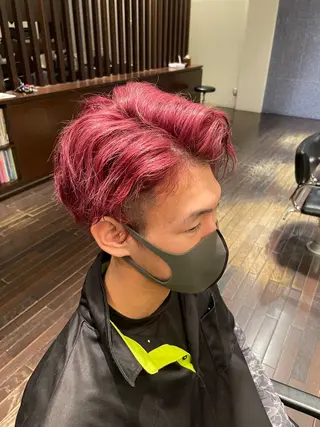 カラー メンズ 今岡 育美のヘアスタイル