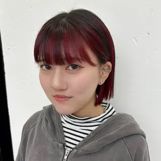 ショート カラー ❣️星野のあ❣️ 優しいダブルブリーチのヘアスタイル