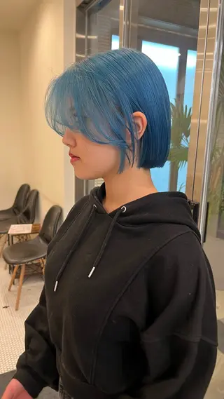 ミディアム カラー belle 表参道 terrace所属・抜きっぱなしブロンド /ハイトーン/カナタのヘアスタイル