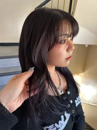 ロング カラー ☕️結【suii.】 ボブ/ヘアセット☕️のヘアスタイル