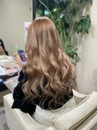 カラー ハイトーン✨艶髪💘 💘 AYANO💘のヘアスタイル