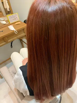 ロング カラー ぱつボブ/ ショート/YUKIのヘアスタイル