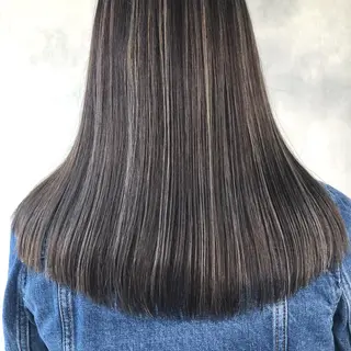 ロング カラー ORIKA 美容室のヘアスタイル