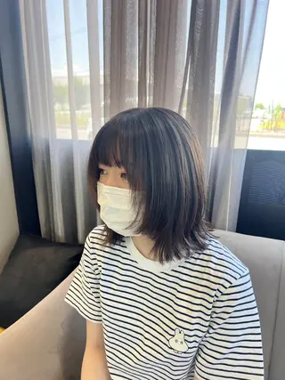 ミディアム 志田 ほんのヘアスタイル