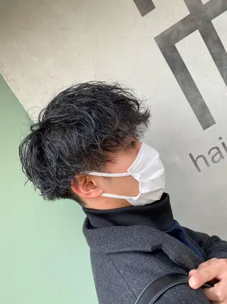 ショート パーマ メンズ 久保亮太 /大人ショートのヘアスタイル