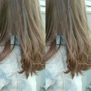 ミディアム カラー パーマ AKAMEE 表参道所属・✨360°褒められ ヘア✨️井上雄輝のヘアスタイル