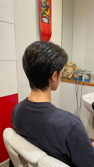 ショート メンズ 椿 大輔のヘアスタイル