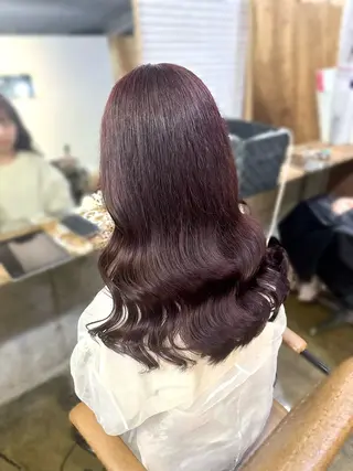 ロング カラー ︎︎カイ ミズキ 🐰𝜗𝜚のヘアスタイル