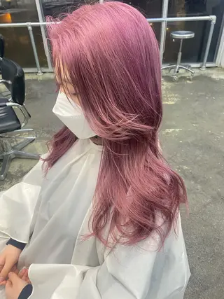 ロング カラー 💗💗韓国レイヤー yu-ki💗💗のヘアスタイル