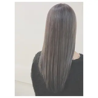 ロング ハイライト✖️ 暗髪🤎Nahoのヘアスタイル