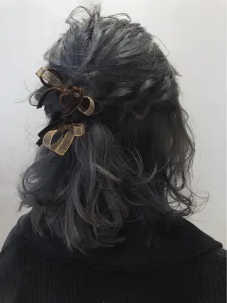 ミディアム カラー パーマ ニシダヒカリ🌙 髪質改善×似合わせのヘアスタイル