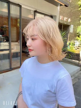 ショート カラー Hiroto／ インナーカラー／神戸のヘアスタイル