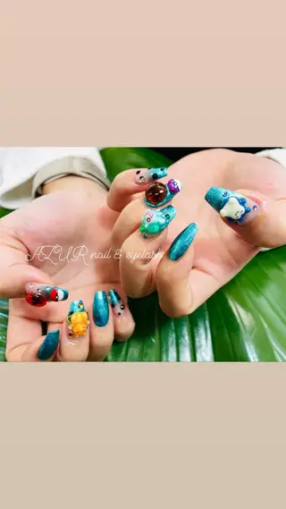 ネイル AZUR N&eyelashのネイルデザイン