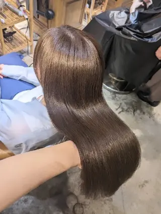 ロング 縮毛矯正/レイヤー 💎やまもとちひろのヘアスタイル