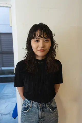 ミディアム パーマ Genta @gegege75のヘアスタイル