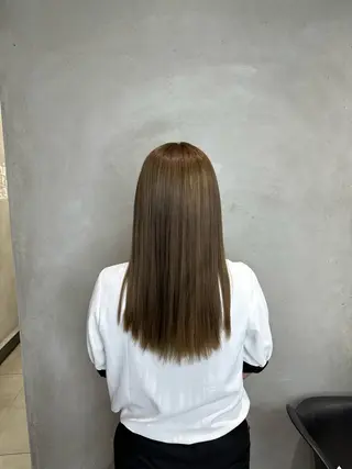 カラー 艶暖色/ベージュ SAKI💜のヘアスタイル