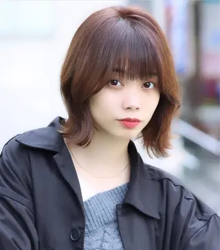 ミディアム ヘアアレンジ FERiCIA.  表参道所属・レイヤーカット 🪄吉野翔悟のヘアスタイル