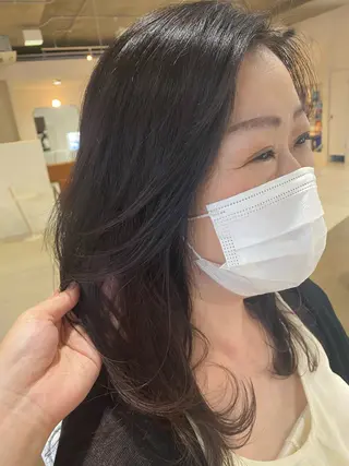 セミロング I nagiのヘアスタイル