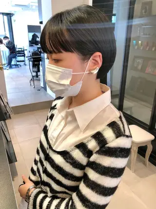 ショート 中澤 美緒のヘアスタイル
