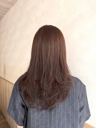 カラー sakura/暖色/ 透明感/艶カラーのヘアスタイル