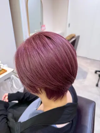 ショート レイヤー/暖色⭐️ 💖石川町sayaのヘアスタイル