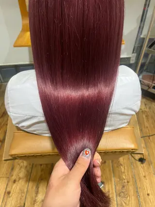 ロング カラー カット/パーマモデル 募集🩵　yukaのヘアスタイル